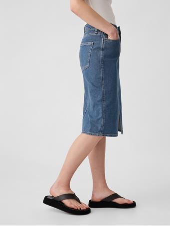 GAP - Denim Midi Pencil Skirt MEDIUM INDIGO 14