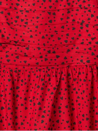 GAP - Kids Print Puff Sleeve Dress RED PRINT