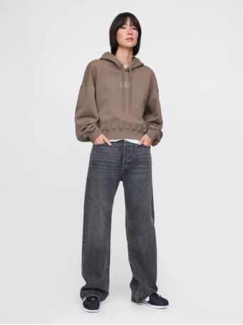 GAP - Vintage Soft Cropped Hoodie PLYMOUTH ROCK