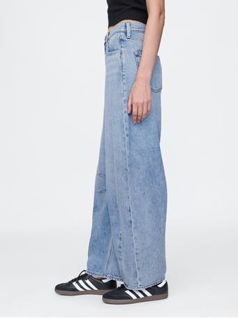 GAP - High Rise UltraSoft Horseshoe Jeans MEDIUM INDIGO 21
