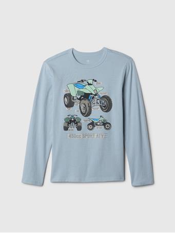 GAP - Kids Graphic T-Shirt NEW ENGLAND SKY