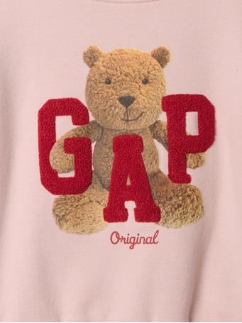 GAP - Vintage Soft Puff Sleeve Bear Logo Sweatshirt PRIMITIVE