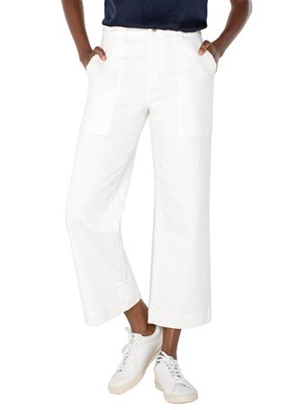 LIVERPOOL JEANS - Stride Hi-rise Wide Leg Crop BONE WHITE
