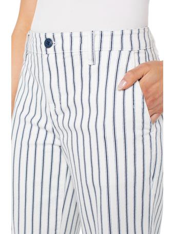 LIVERPOOL - Wide Leg Crop With Patch Pockets VNTGE NDGO STRP