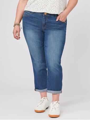 DEMOCRACY - Plus "Ab"solution Ankle Crop Jean BLUE BL