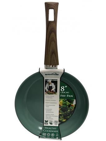 EURO-WARE - 8" Ceramic Coated Induction Pan GREEN