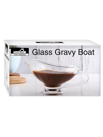 EURO-WARE - Glass Gravy Boat CLEAR