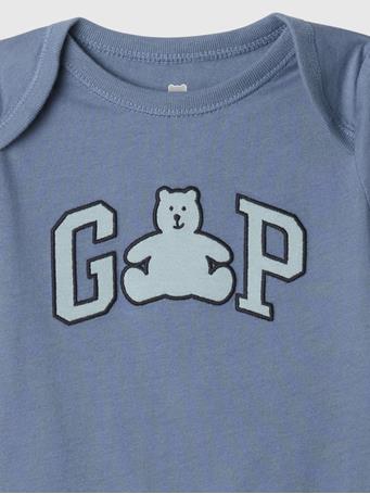 GAP - Baby First Favorites Logo Bodysuit BAINBRIDGE BLUE