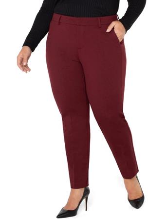 LIVERPOOL - Kelsey Trouser Super Stretch BORDEAUX