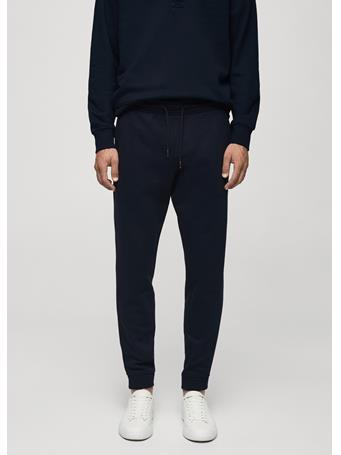 MANGO - Cord Cotton Jogger NAVY
