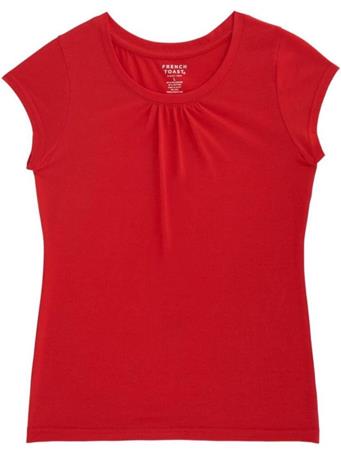 FRENCH TOAST - Girl's Crew Neck T-Shirt RED