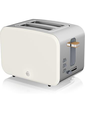 SALTON - Nordic 2-Slice Toaster WHITE