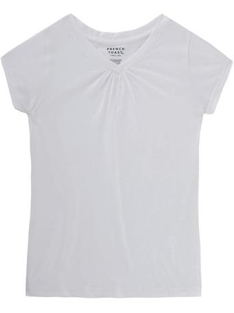 FRENCH TOAST - Girls Short Sleeve T-Shirt WHITE
