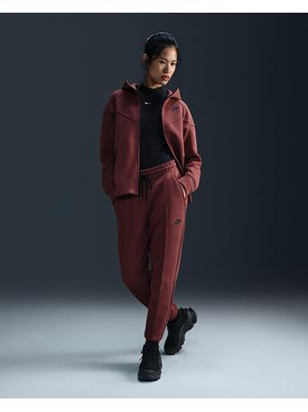 NIKE - Sportswear Tech Fleece Women's Mid-Rise Joggers RED SEPIA