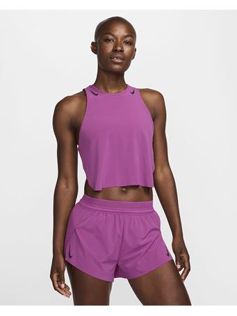 NIKE - AeroSwift Women's Dri-FIT ADV Cropped Running Tank Top FUSHIA