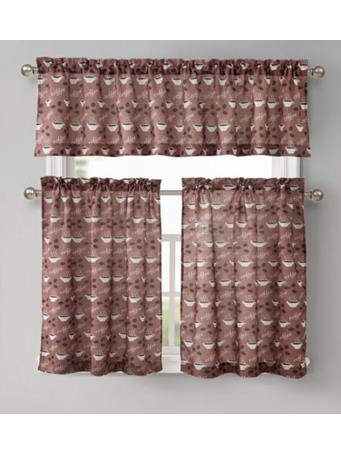 REGAL HOME - Java 3 Piece Window Set CEDARWOOD