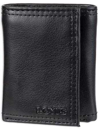 LEVIS - RFID Trifold Wallet 001 BLACK