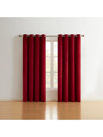 STYLEMASTER - Lyon Velvet Grommet Panel CRIMSON