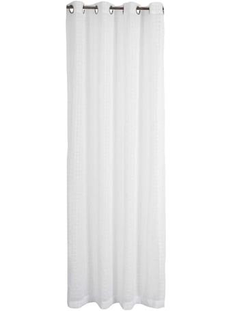 STYLEMASTER - Montauk Sheer Panel Curtain WHITE