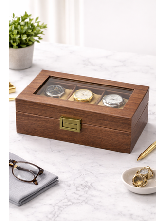 MARINER HOME - 3 Watch Case BROWN