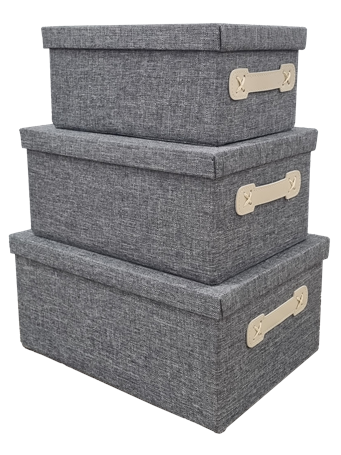 CONTAINED - Hemp 3 Piece Box Set GREY