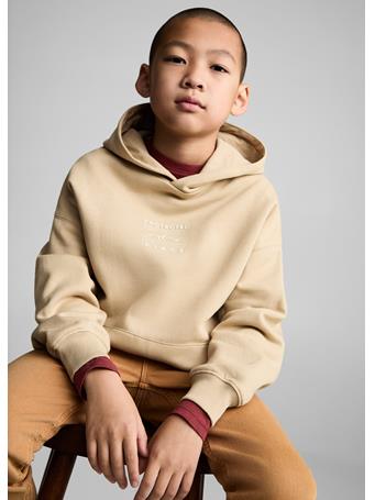 MANGO - Printed Cotton Sweatshirt LIGHT BROWN