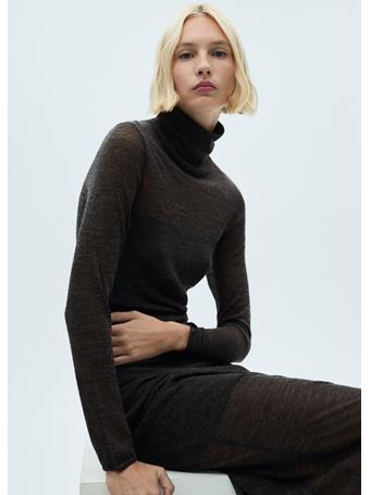 MANGO - Rolling Sweater DARK GREY