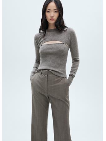 MANGO - Top DARK GREY