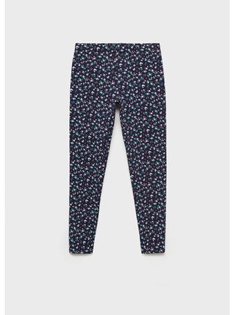 MANGO - Printed Leggings NAVY