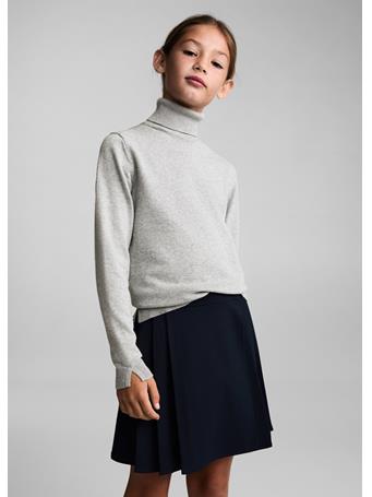 MANGO - Turtleneck Knitted Sweater GRAY