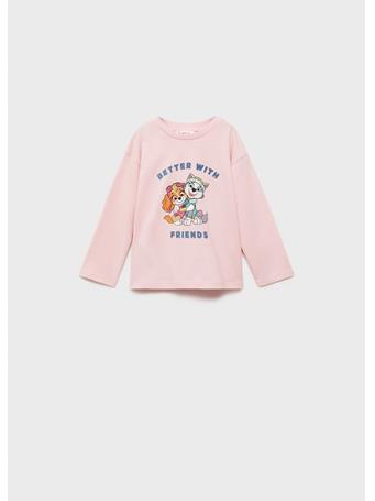 MANGO - Paw Patrol T-shirt PINK