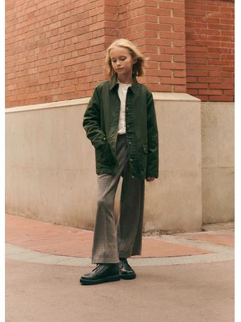 MANGO - Houndstooth Pants BROWN