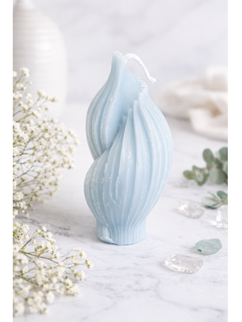 MARINER HOME - Shell Candle BLUE