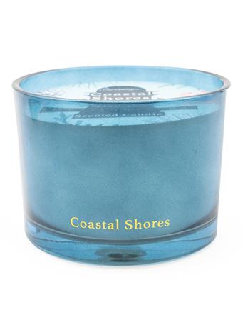 CANDLELIGHT - Coastal Shores Two Wick Candle with Seasalt Scent BLUE