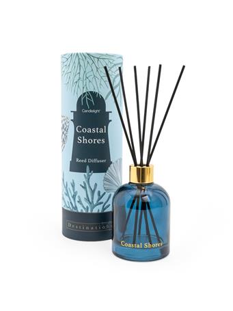 CANDLELIGHT - 200ML Coastal Shores Reed Diffuser with Seasalt Scent BLUE