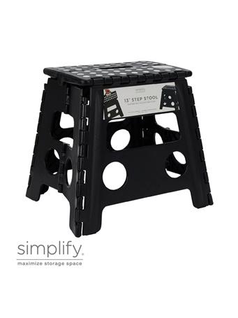 SIMPLIFY - Folding Step Stool BLACK