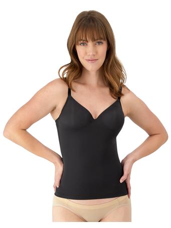 MAIDENFORM - Firm Control Tummy Shaping Wireless Foam Cami BLACK