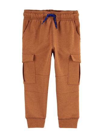 CARTER'S - Toddler Pull-On French Terry Cargo Jogger BROWN
