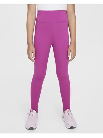 NIKE - Big Kids' (Girls') Dri-FIT High-Waisted Leggings FUCHSIA