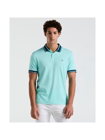 ORIGINAL PENGUIN - Tipped Collar Polo BLUE TINT