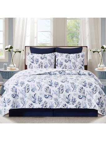 C&F HOME - Midnight Lagoon Bedding Set WHITE/BLUE