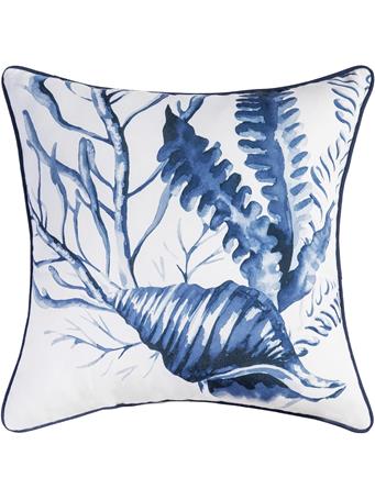 C&F HOME - Midnight Lagoon Pillow WHITE/BLUE
