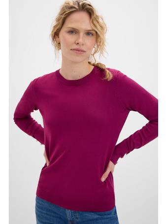 CORTEFIEL - Round Neck Sweater PURPLE/LILAC