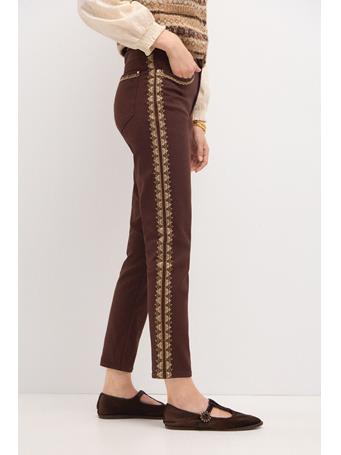 HOSS INTROPIA - Mom Jeans LIGHT BROWN