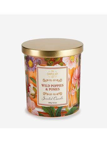 THE SIMPLE JOY CO - Wild Poppies & Posies Scented Candle NO COLOR