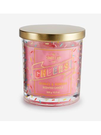 THE SIMPLE JOY CO - Cheers Berries & Bonbons Scented Candle PINK