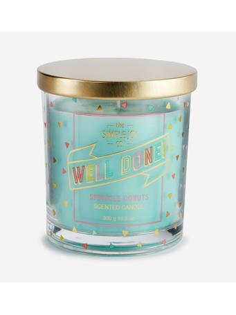 THE SIMPLE JOY CO - Well Done Sprinkle Donuts Scented Candle BLUE