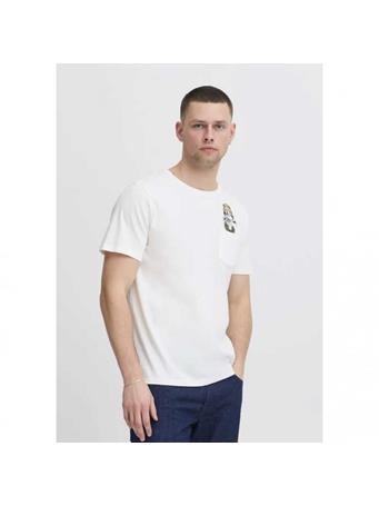 BLEND - Print T-Shirt REGATTA WHITE