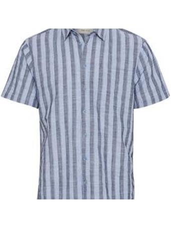 BLEND - Bastian Short Sleeve Shirt BLUE BELL