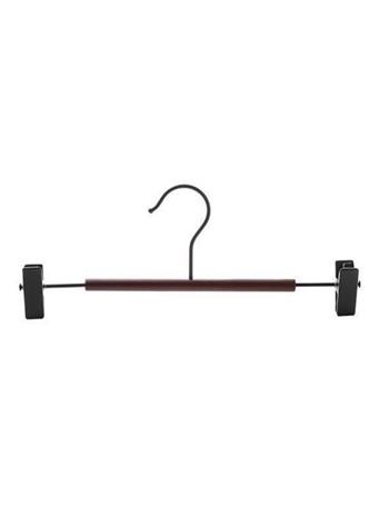 CONTAINED - Metal Pant Hanger Powder Coated -3 Pack BLACK